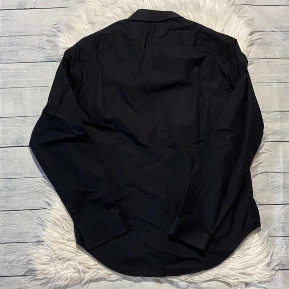 SOLD! Men’s Sandro Black Long Sleeve Dress Shirt - Picture 5 of 6